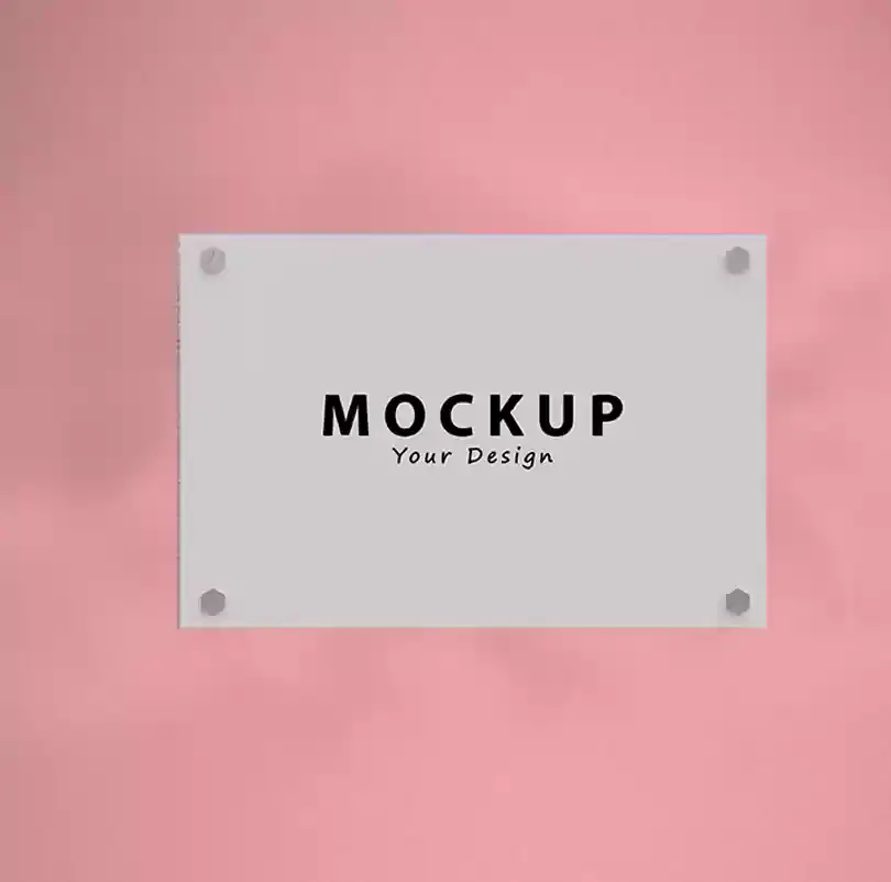 glass sticker
