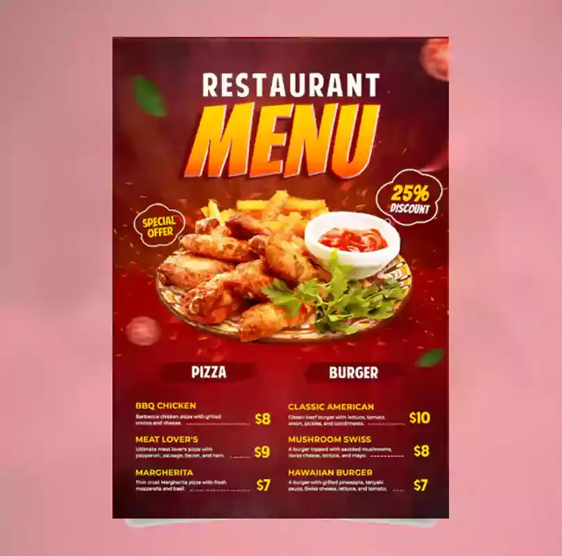 Menu Flyer